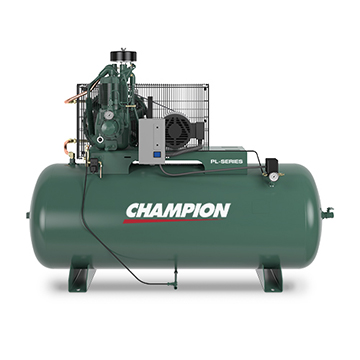 Champion PL Series HPL5-12_5RM Horiztonal Tank Compressor