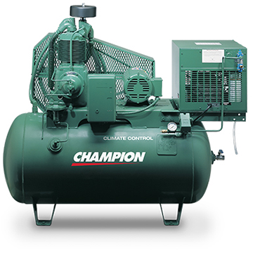 Champion Climate Control Horizontal Tank Compressor