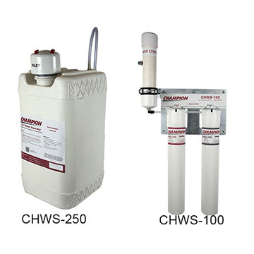 CHWS-100 and 250 Oil-Water Separator Group with Labels Image